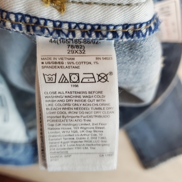 Gap Slim Taper Jeans Mens 29x32 Light wash - Picture 5 of 12